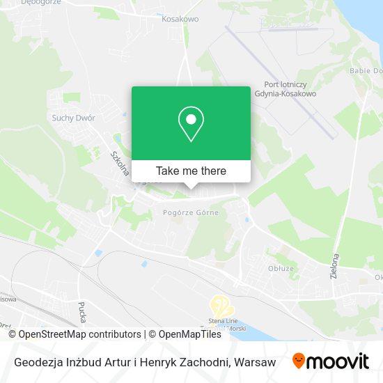 Geodezja Inżbud Artur i Henryk Zachodni map