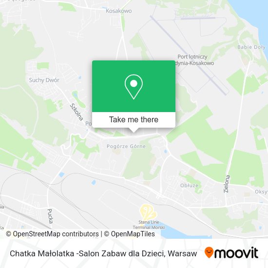 Chatka Małolatka -Salon Zabaw dla Dzieci map