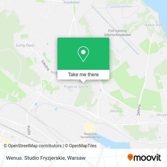 Wenus. Studio Fryzjerskie map