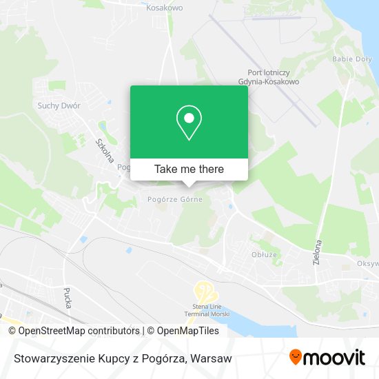 Stowarzyszenie Kupcy z Pogórza map