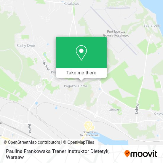 Paulina Frankowska Trener Instruktor Dietetyk map