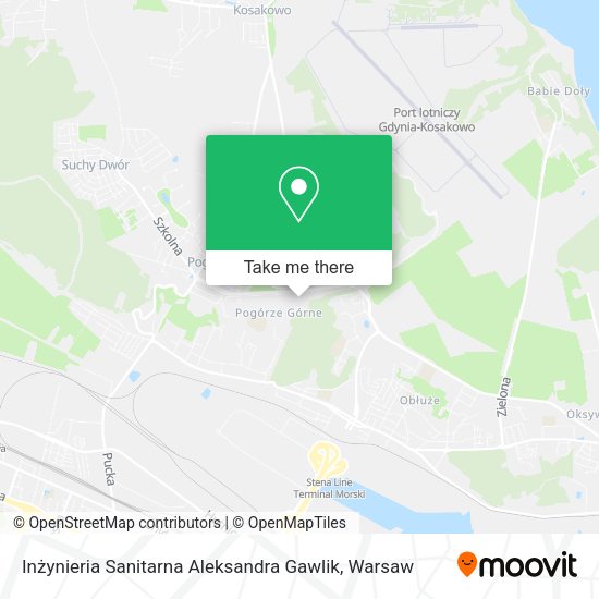 Inżynieria Sanitarna Aleksandra Gawlik map