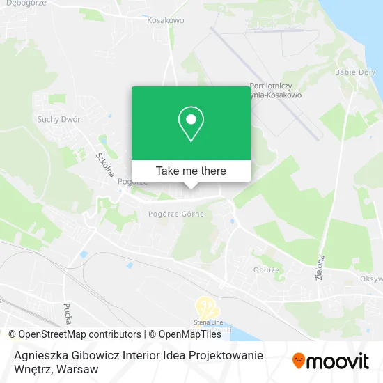 Карта Agnieszka Gibowicz Interior Idea Projektowanie Wnętrz