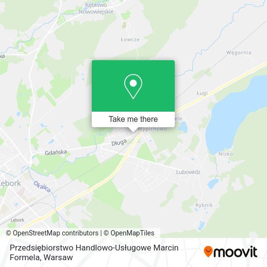 Przedsiębiorstwo Handlowo-Usługowe Marcin Formela map