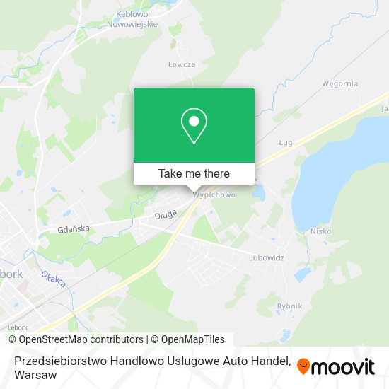 Карта Przedsiebiorstwo Handlowo Uslugowe Auto Handel