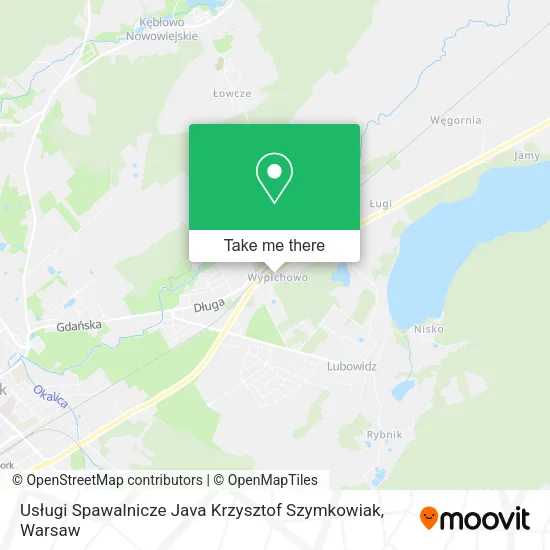 Карта Usługi Spawalnicze Java Krzysztof Szymkowiak