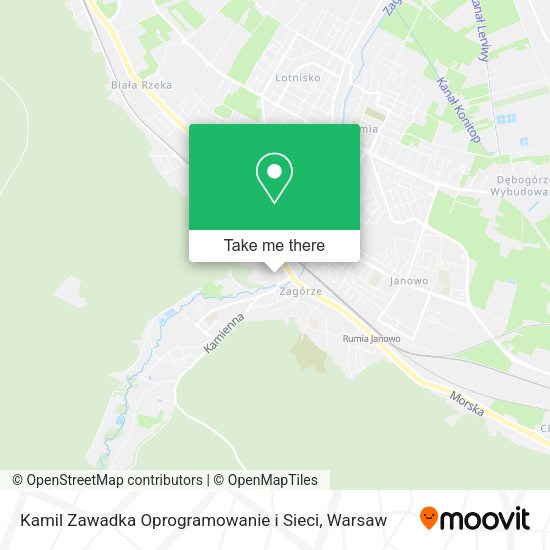 Kamil Zawadka Oprogramowanie i Sieci map