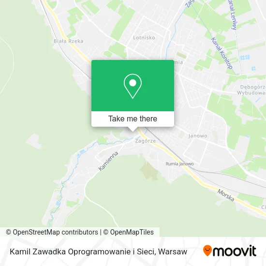 Карта Kamil Zawadka Oprogramowanie i Sieci