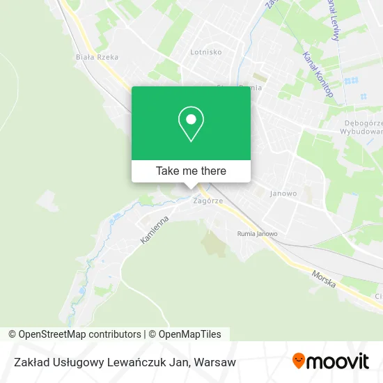 Карта Zakład Usługowy Lewańczuk Jan