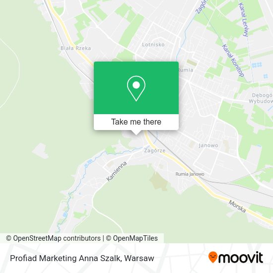 Profiad Marketing Anna Szalk map