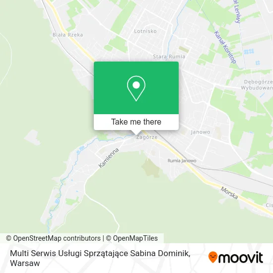 Карта Multi Serwis Usługi Sprzątające Sabina Dominik