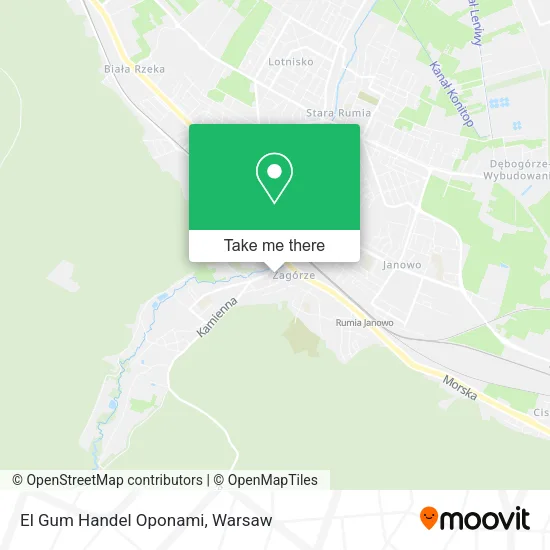 Карта El Gum Handel Oponami