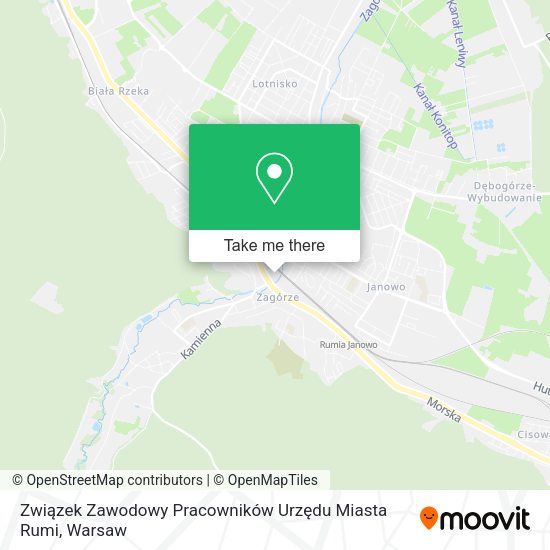 Związek Zawodowy Pracowników Urzędu Miasta Rumi map