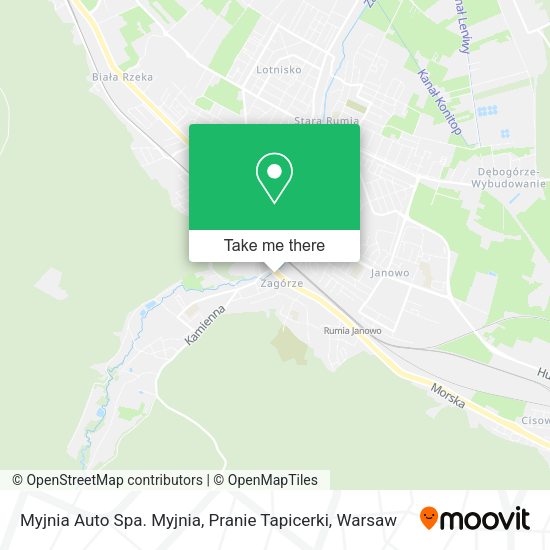 Myjnia Auto Spa. Myjnia, Pranie Tapicerki map