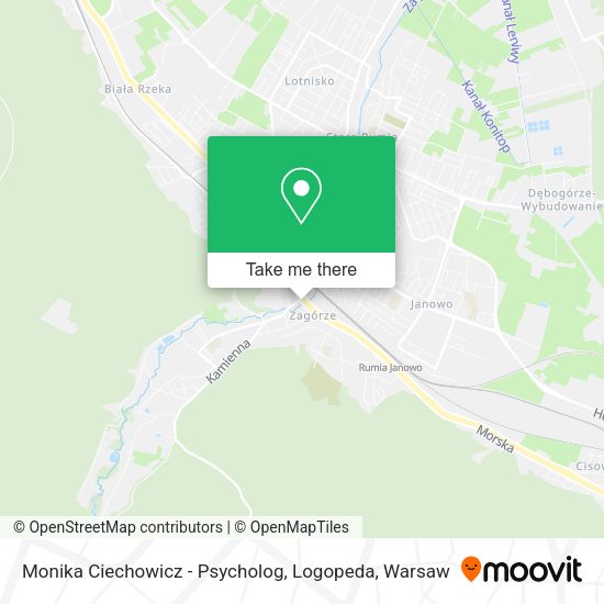 Monika Ciechowicz - Psycholog, Logopeda map