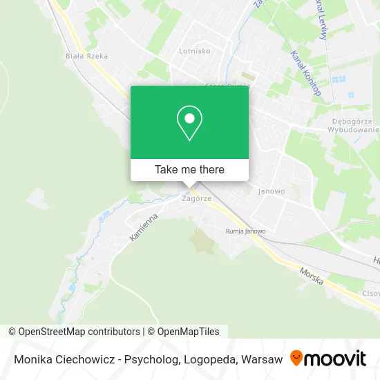 Карта Monika Ciechowicz - Psycholog, Logopeda