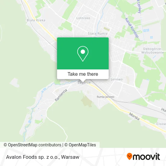 Avalon Foods sp. z o.o. map