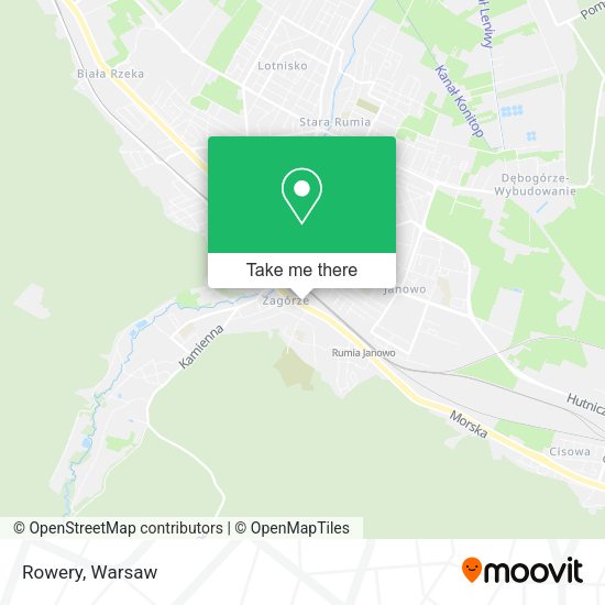 Rowery map