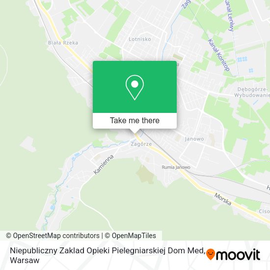 Niepubliczny Zaklad Opieki Pielegniarskiej Dom Med map