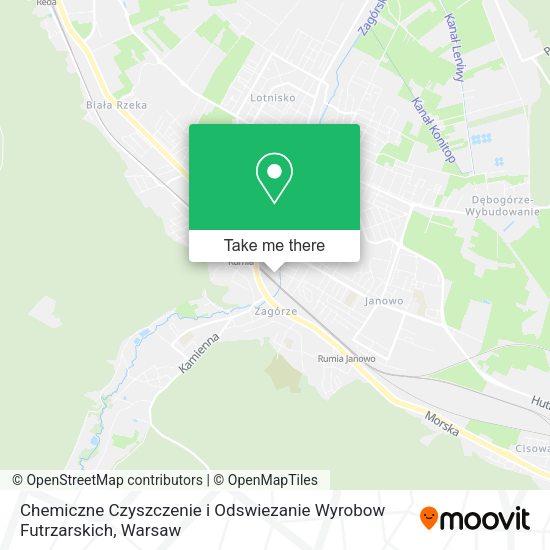 Chemiczne Czyszczenie i Odswiezanie Wyrobow Futrzarskich map