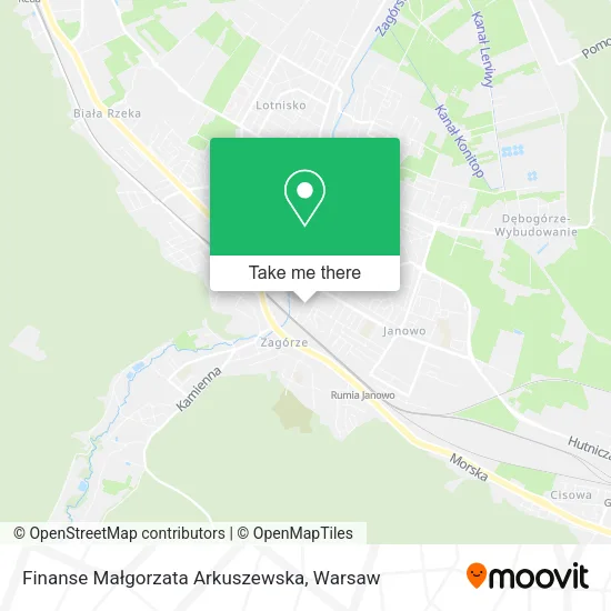 Карта Finanse Małgorzata Arkuszewska