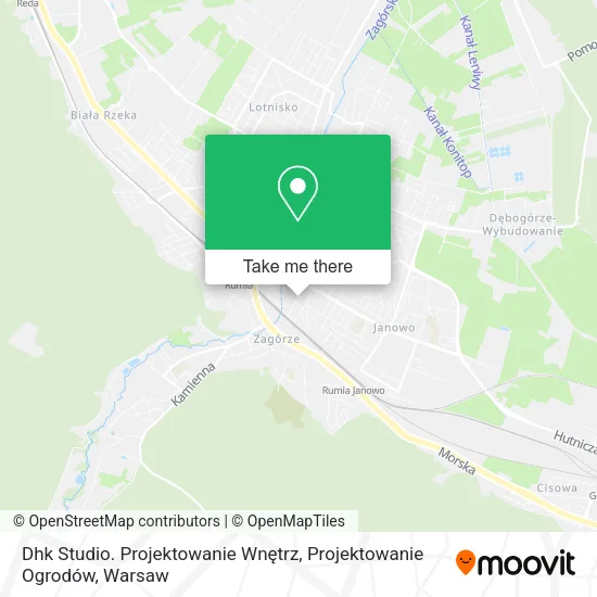 Карта Dhk Studio. Projektowanie Wnętrz, Projektowanie Ogrodów