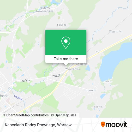 Kancelaria Radcy Prawnego map