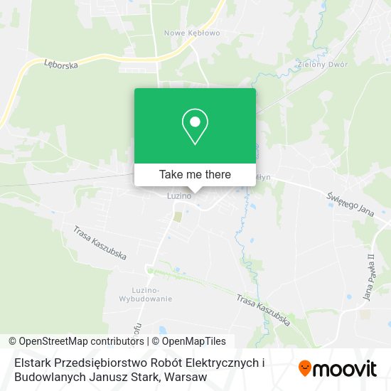 Elstark Przedsiębiorstwo Robót Elektrycznych i Budowlanych Janusz Stark map