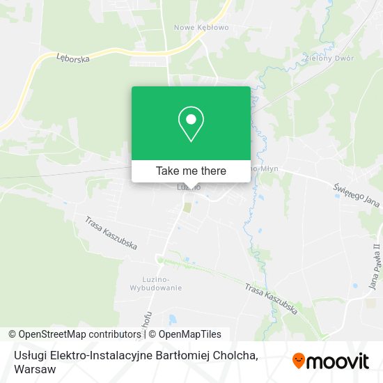 Usługi Elektro-Instalacyjne Bartłomiej Cholcha map