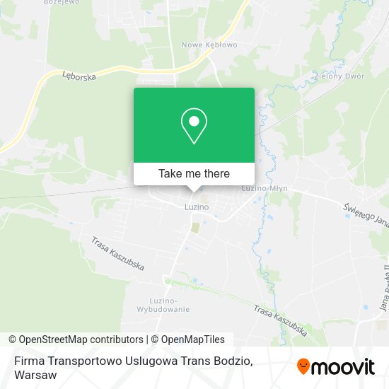 Карта Firma Transportowo Uslugowa Trans Bodzio