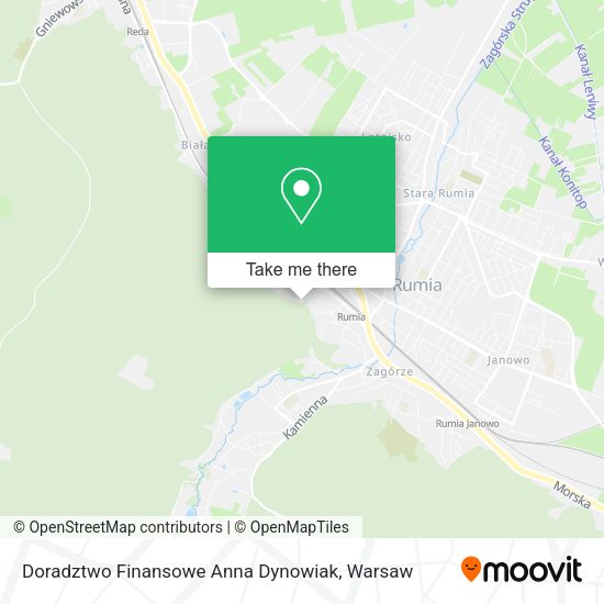 Doradztwo Finansowe Anna Dynowiak map