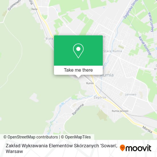 Zakład Wykrawania Elementów Skórzanych 'Sowan' map