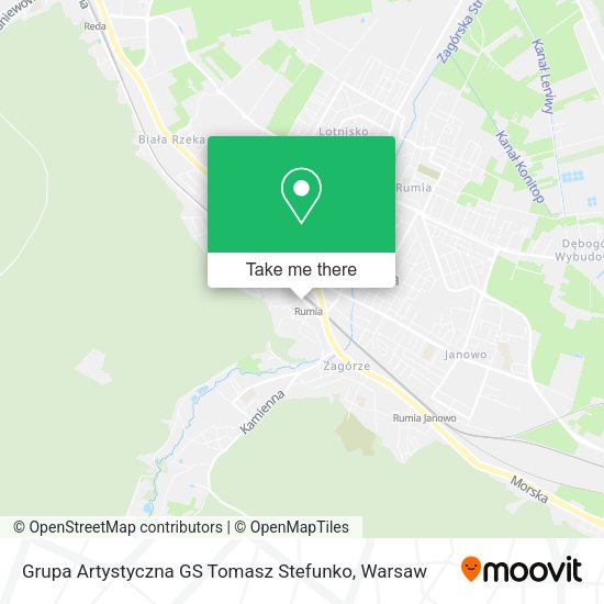 Grupa Artystyczna GS Tomasz Stefunko map