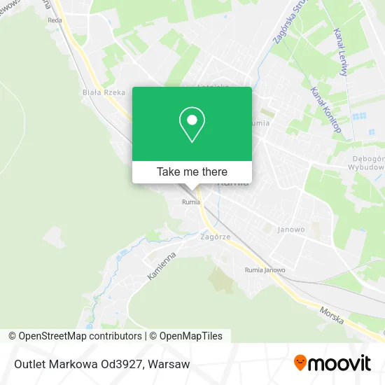 Карта Outlet Markowa Od3927