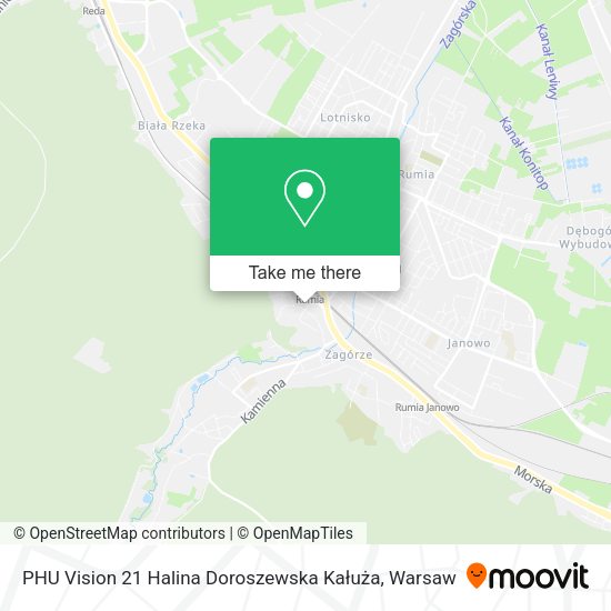 PHU Vision 21 Halina Doroszewska Kałuża map