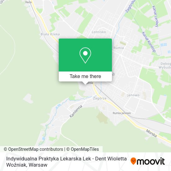 Indywidualna Praktyka Lekarska Lek - Dent Wioletta Woźniak map