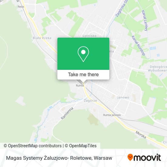 Magas Systemy Żaluzjowo- Roletowe map