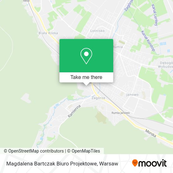 Magdalena Bartczak Biuro Projektowe map