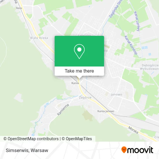 Карта Simserwis
