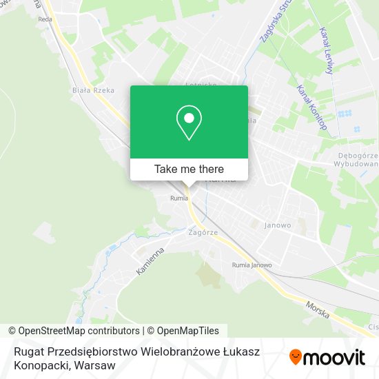 Rugat Przedsiębiorstwo Wielobranżowe Łukasz Konopacki map