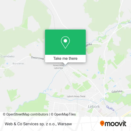 Карта Web & Co Services sp. z o.o.