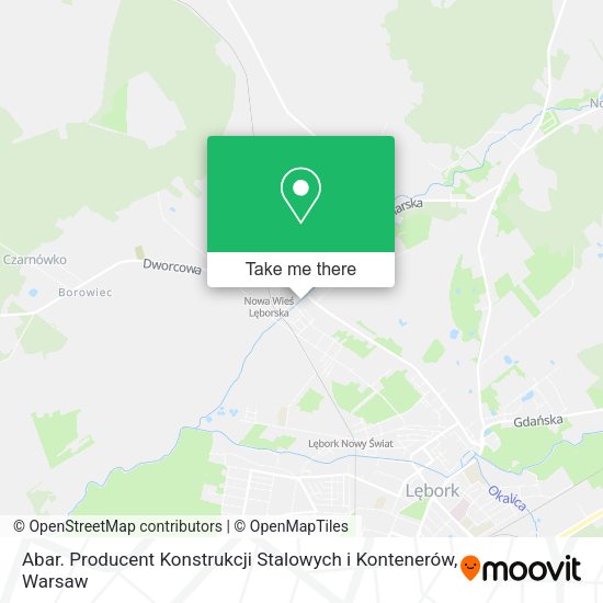 Abar. Producent Konstrukcji Stalowych i Kontenerów map