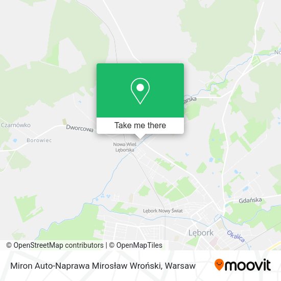 Карта Miron Auto-Naprawa Mirosław Wroński