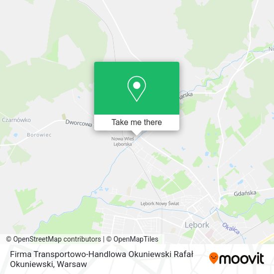 Карта Firma Transportowo-Handlowa Okuniewski Rafał Okuniewski