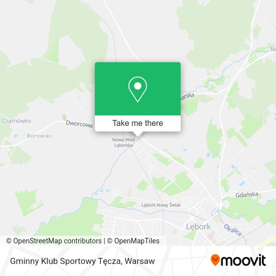 Gminny Klub Sportowy Tęcza map