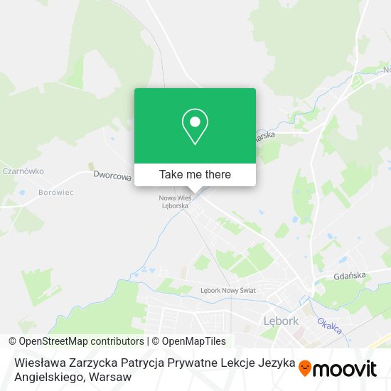 Wiesława Zarzycka Patrycja Prywatne Lekcje Jezyka Angielskiego map