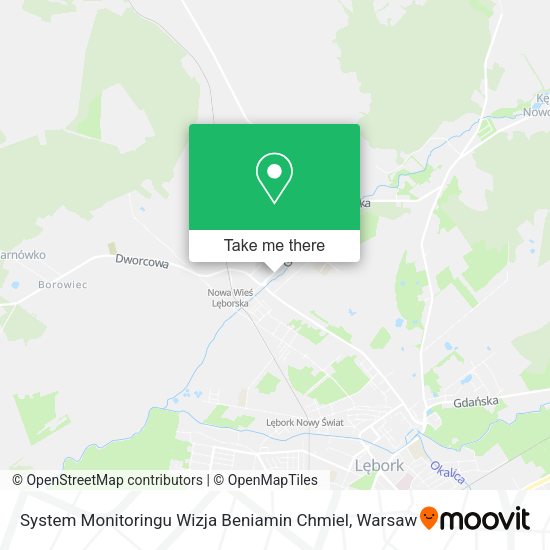 System Monitoringu Wizja Beniamin Chmiel map