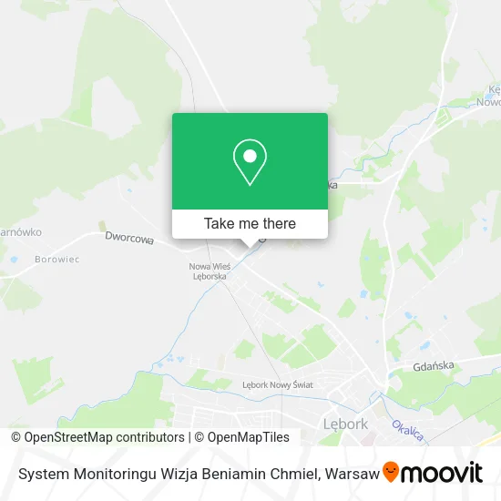 Карта System Monitoringu Wizja Beniamin Chmiel