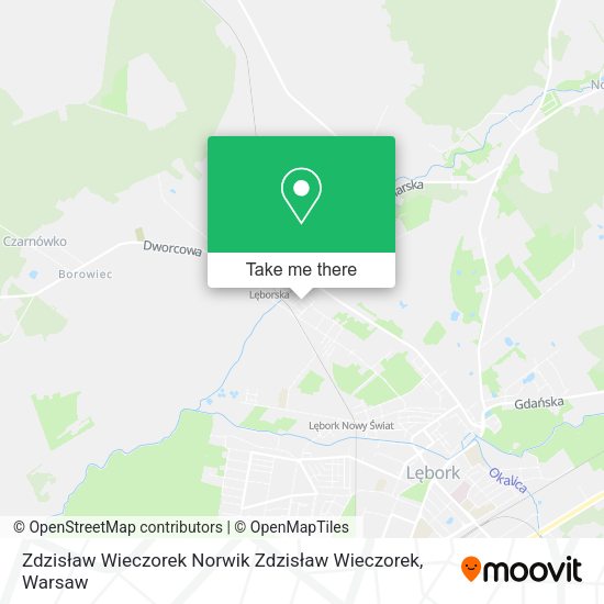 Zdzisław Wieczorek Norwik Zdzisław Wieczorek map