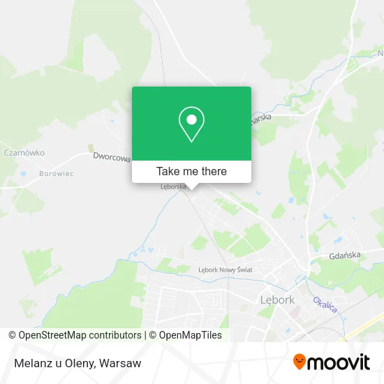 Карта Melanz u Oleny